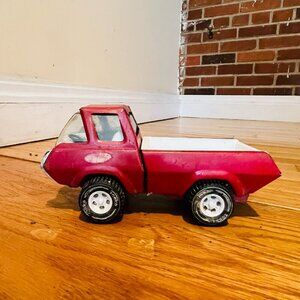 Vintage Tonka Pink Metal Pressed Steel Pickup Truck Made in USA